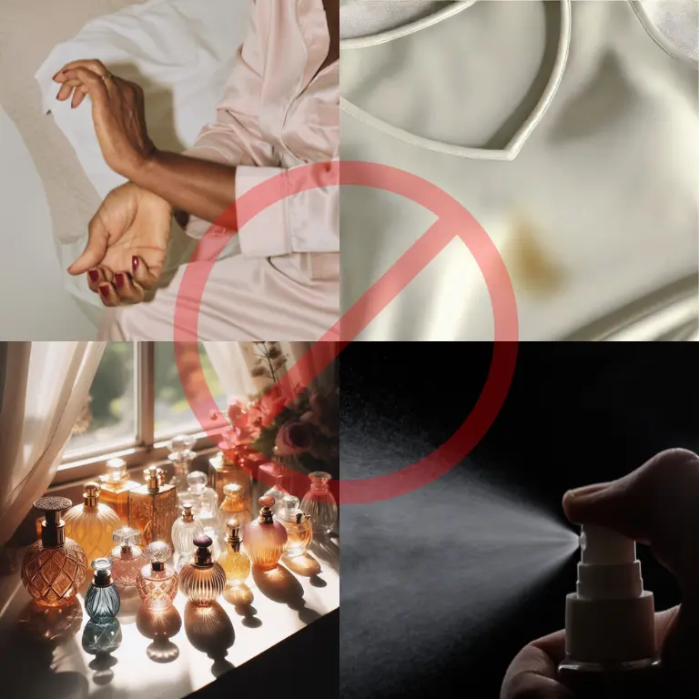 Common Application Mistakes when spraying perfume