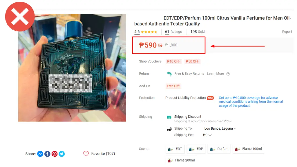 Fake Versace Eros Price